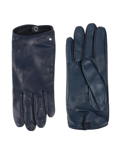 Shop High Gloves In Dark Blue