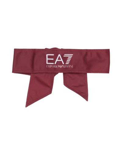 Shop Ea7 Woman Hair Accessory Burgundy Size - Polyester, Elastane In Red