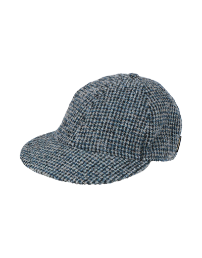 Shop Borsalino Hats In Slate Blue