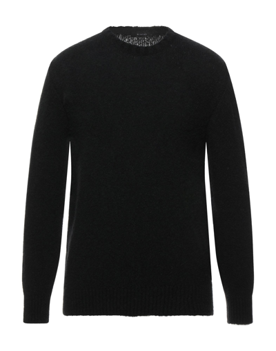 Shop Diktat Man Sweater Black Size L Merino Wool, Cashmere, Polyamide