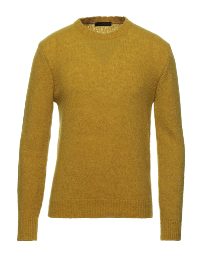 Shop Diktat Man Sweater Acid Green Size Xl Merino Wool, Cashmere, Polyamide