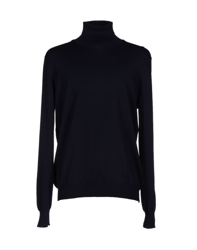 Barba Napoli Turtlenecks In Dark Blue
