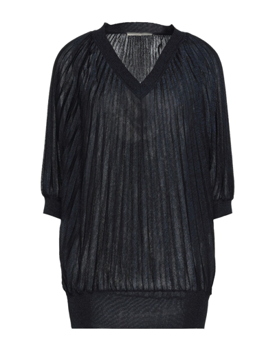 Shop Marco De Vincenzo Woman Sweater Midnight Blue Size M Viscose, Polyester