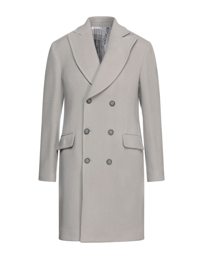 Shop Alessandro Dell'acqua Coats In Grey