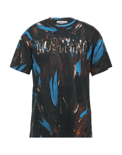Shop Moschino Man T-shirt Black Size Xs Cotton