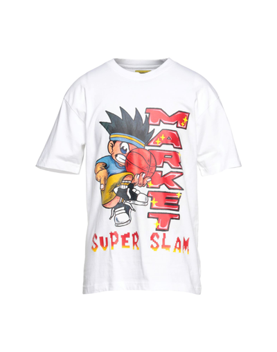 Shop Market Super Slam T-shirt Man T-shirt White Size L Cotton
