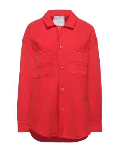 Shop Philosophy Di Lorenzo Serafini Woman Shirt Red Size S Cotton