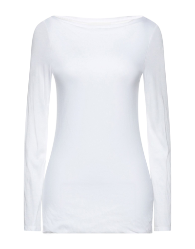 Shop Liviana Conti Woman T-shirt White Size Xs Modal, Cotton