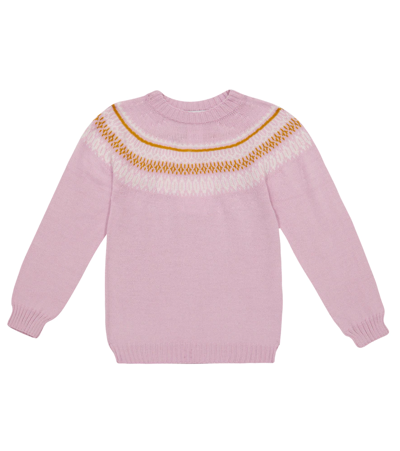 Shop Paade Mode Wool-blend Sweater In Resort Pink