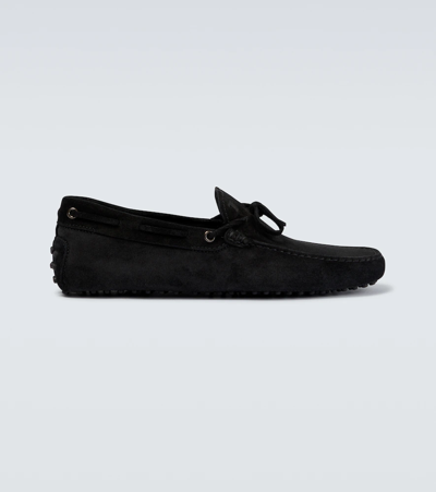 Shop Tod's City Gommino Driving Shoes In Nero