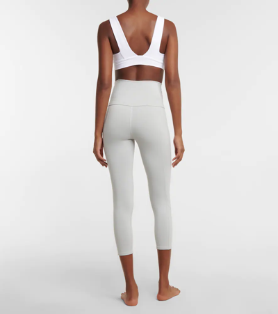 Live The Process Geometric High Waist 7/8 Supplex Leggings In Space Dust