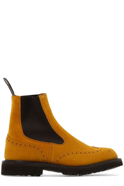 Shop Tricker's Silvia Ankle Boots In Orange