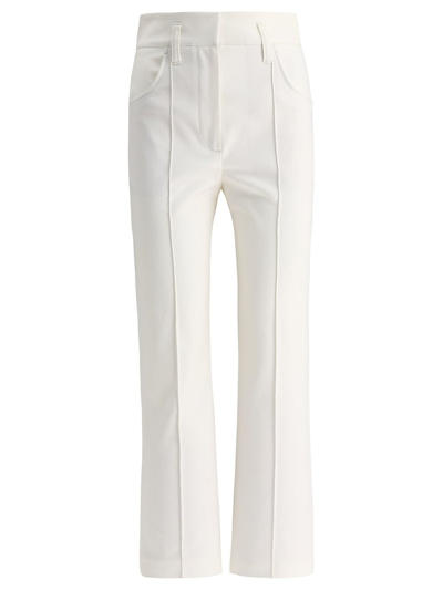 Shop Brunello Cucinelli Straight Leg Tailored Pants In White