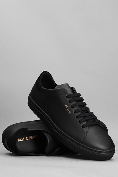 Shop Axel Arigato Clean 90 Sneakers In Black Leather