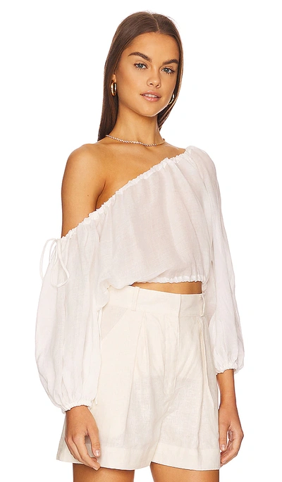 BARDOT GIANNA ONE SHOULDER TOP 