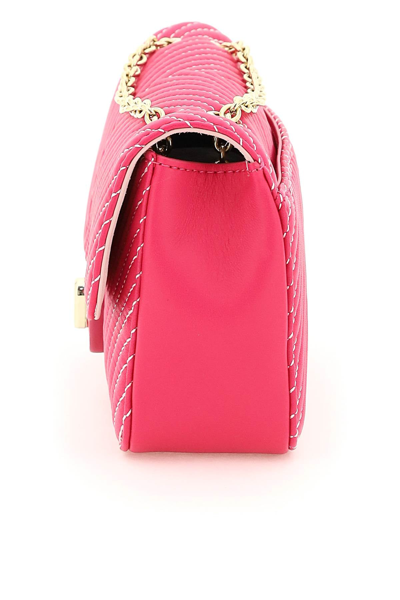 Shop Furla 'pop Star' Crossbody Bag In Fuchsia