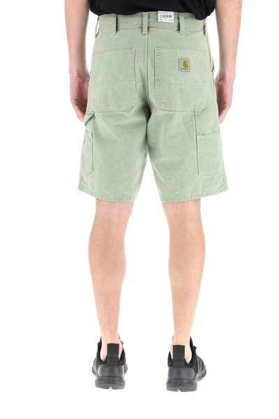 Shop Carhartt Wip Single Knee Bermuda Shorts In Fuchsia