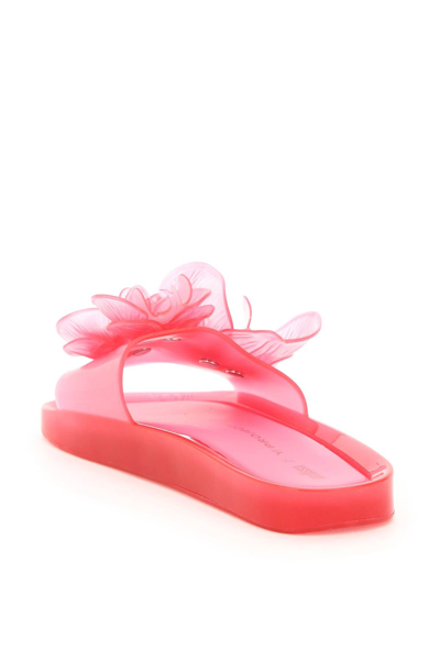 Shop Y/project Y Project Melissa Slides In Scented Pvc In Fuchsia