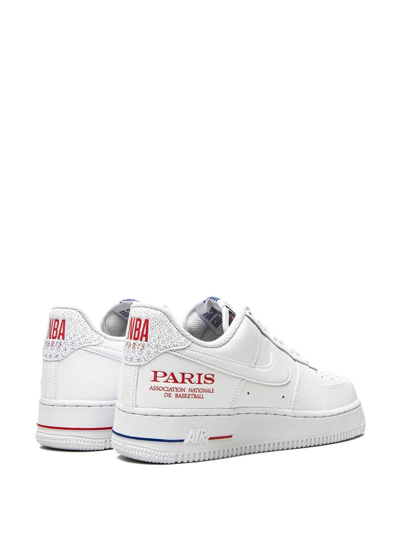 Nike Air Force 1 Low "nba Paris Game" Sneakers In Weiss | ModeSens