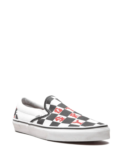 Shop Vans X Vivienne Westwood Classic Slip-on "anglomania'" Sneakers In White