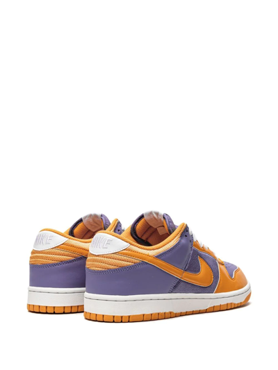 Shop Nike Dunk Low Sneakers In Orange