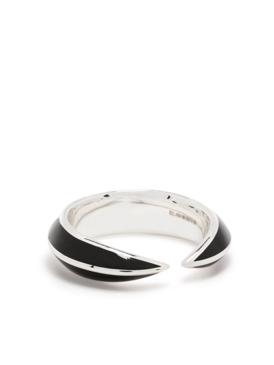 Shop Shaun Leane Sabre Deco Sterling Silver Ring In Silber