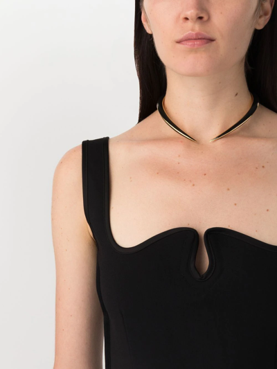 Shop Shaun Leane Sabre Deco Torque Necklace In Gold