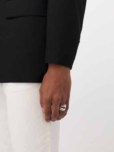 Shaun Leane Sabre Deco Sterling Silver Ring In Silber