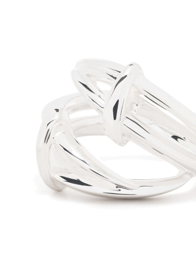 Shaun Leane Sabre Deco Sterling Silver Ring In Silber