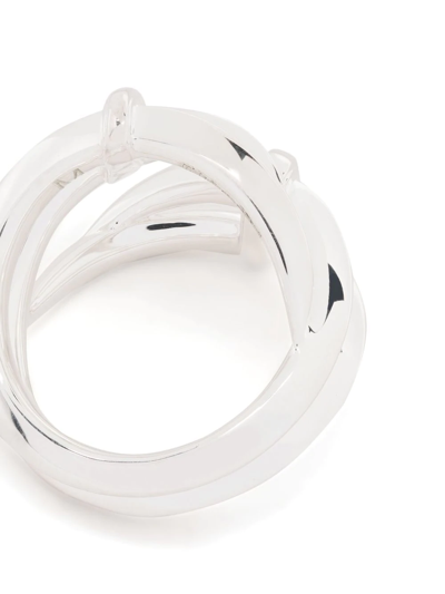 Shaun Leane Sabre Deco Sterling Silver Ring In Silber