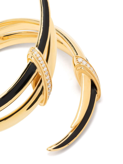Shop Shaun Leane Sabre Deco Statement Diamond Bracelet In Gold