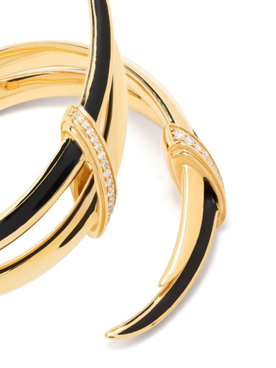 Shaun Leane Sabre Deco Statement Diamond Bracelet In Gold