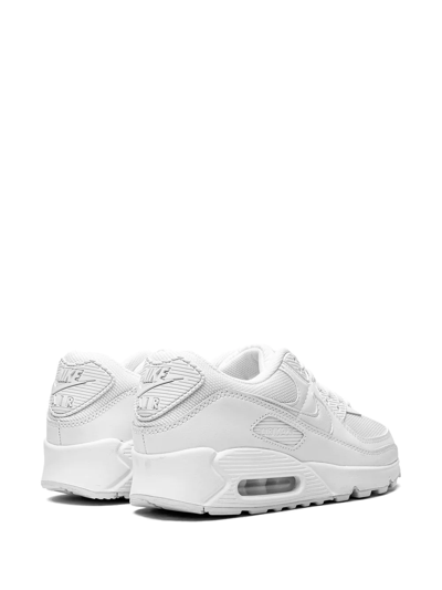 Shop Nike Air Max 90 "white/white-white" Sneakers