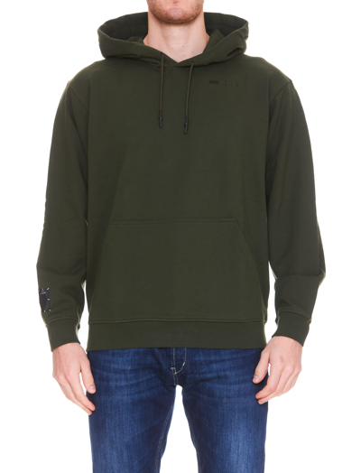 Shop Mcq By Alexander Mcqueen Logo Hoodie In Green