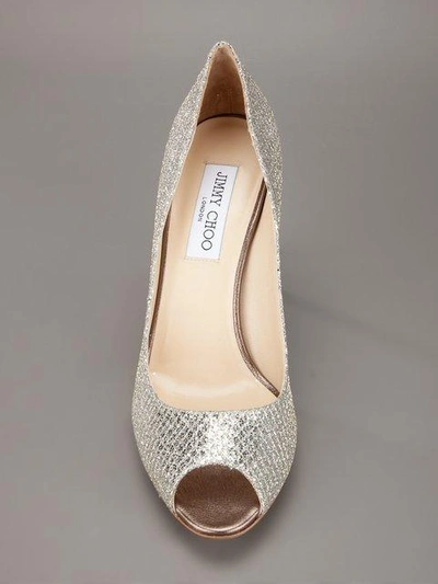 Shop Jimmy Choo 'evelyn' Peep Toe Pump