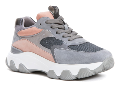 Shop Hogan Hyperactive Sneakers In Grey