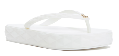 Shop Jimmy Choo Diamond Flip Flop In White