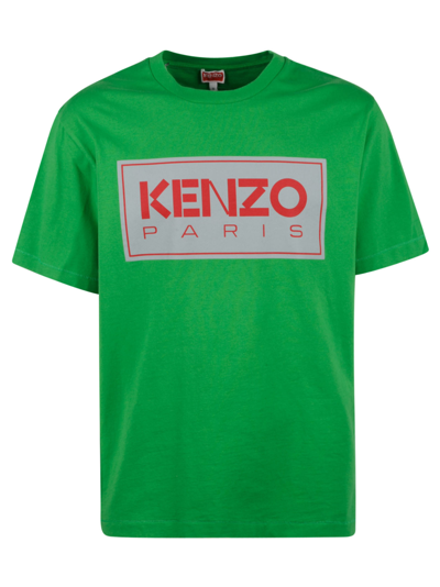 Shop Kenzo Paris Classic T-shirt In Green