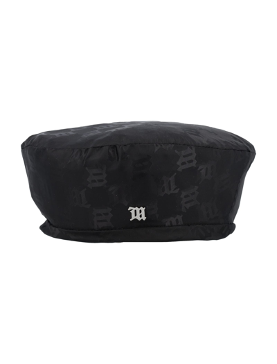 Shop Misbhv Monogram Beret In Black