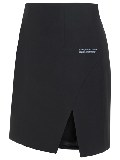 Shop Off-white Skirt In Black