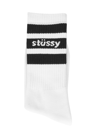 Shop Stussy Socks In White