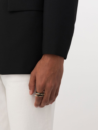 Shaun Leane Sabre Deco Crossover Ring In Gold