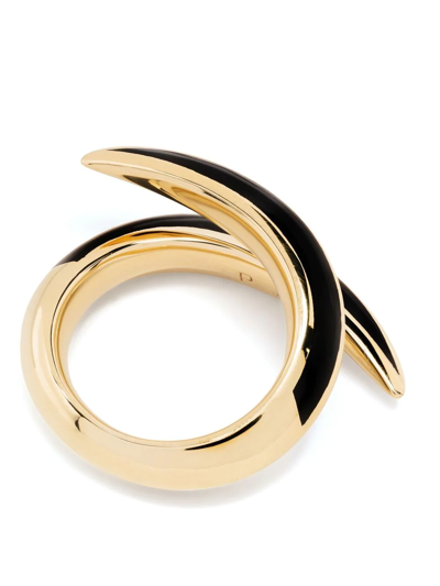 Shop Shaun Leane Sabre Deco Crossover Ring In Gold