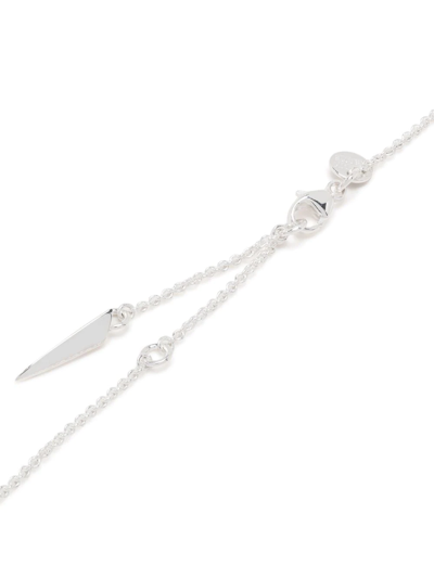 Shaun Leane Sabre Deco Ceramic Necklace In Silber