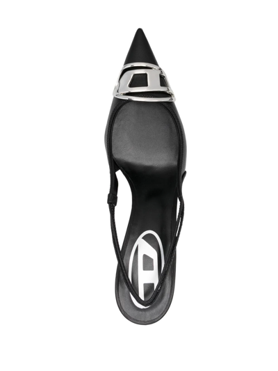 Diesel D-venus Sb - Décolleté Slingback In Black