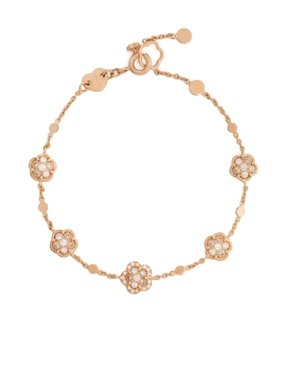 Shop Pasquale Bruni 18kt Rose Gold Figlia Dei Fiori Diamond Bracelet In Rosa
