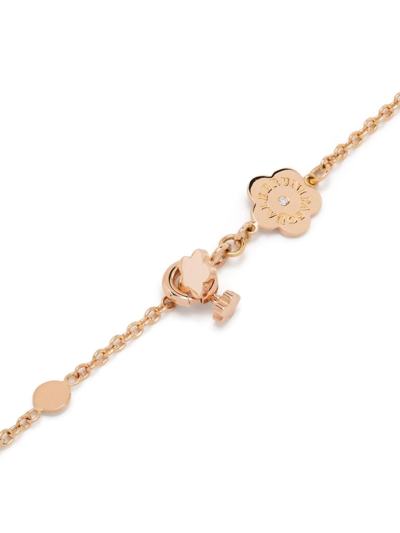 Shop Pasquale Bruni 18k Rose Gold Bon Ton Dolce Vita Diamond Necklace In Rosa