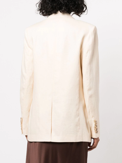 Shop A.l.c Arlo Single-breasted Jacket In Nude