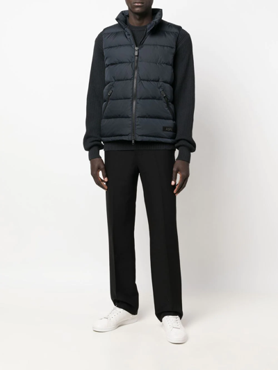 Aspesi Gilet Piuma Slim Re In Blau
