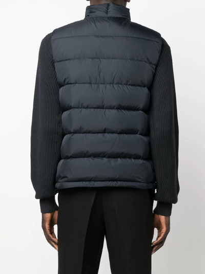 Aspesi Gilet Piuma Slim Re In Blau